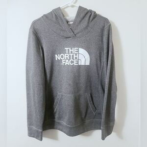 The North Face Woman's Large Charcoal Gray Hooded Sweatshirt